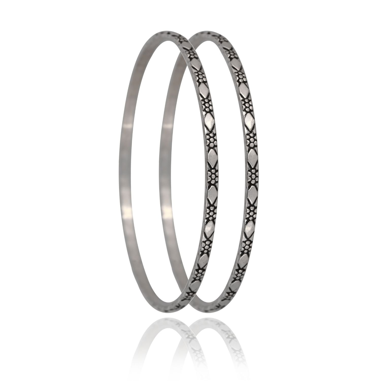 Granite-Edge Sleek Bangle