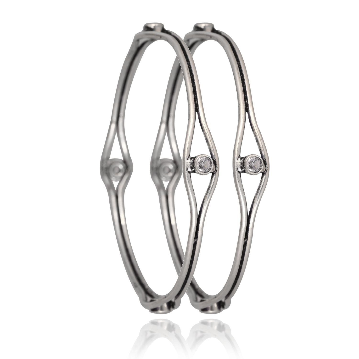 Amethyst Whisper Stacking Bangles