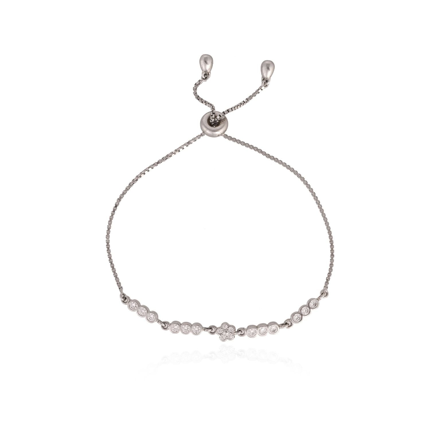 Radiant Cluster Slider Bracelet