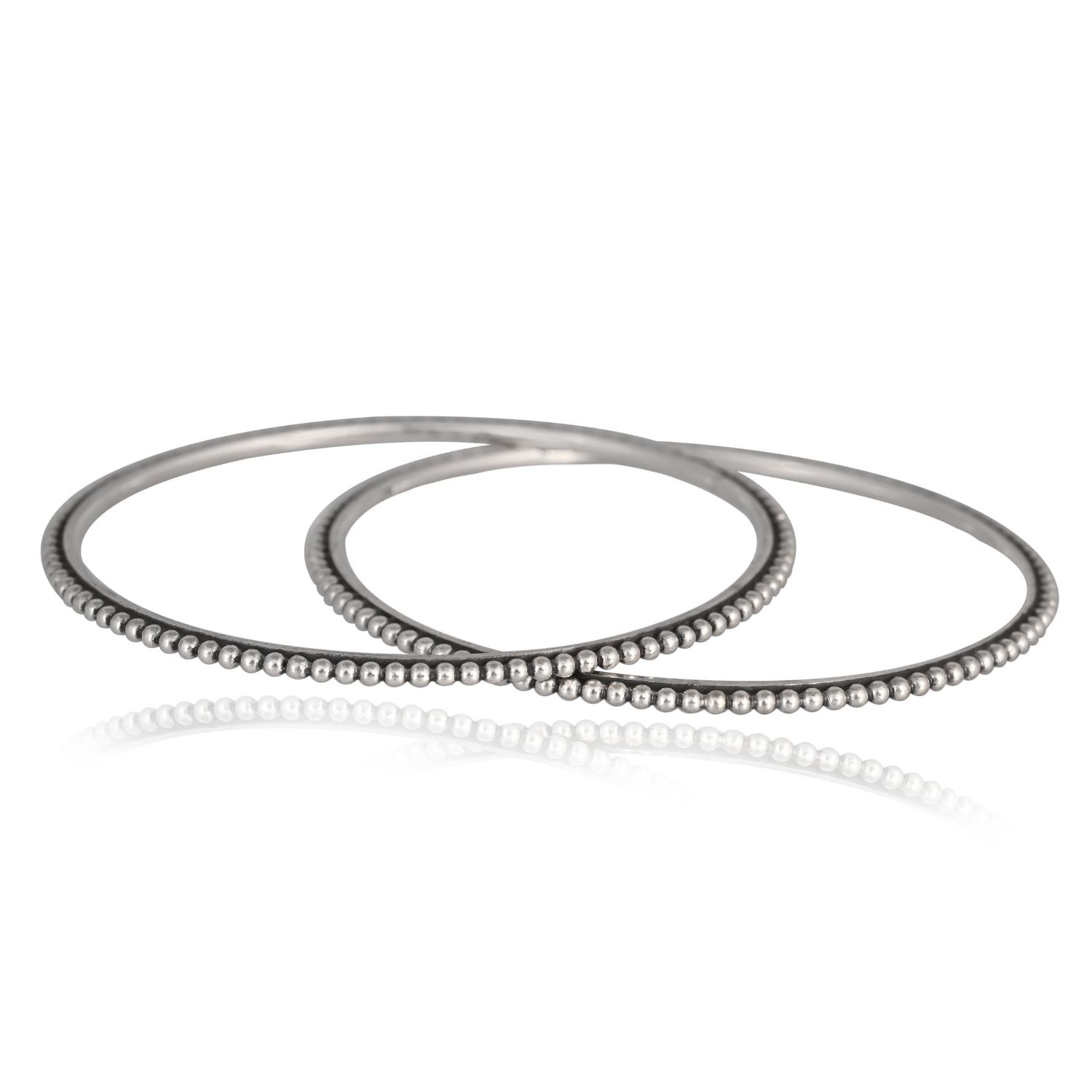 Frostline Etched Bangle