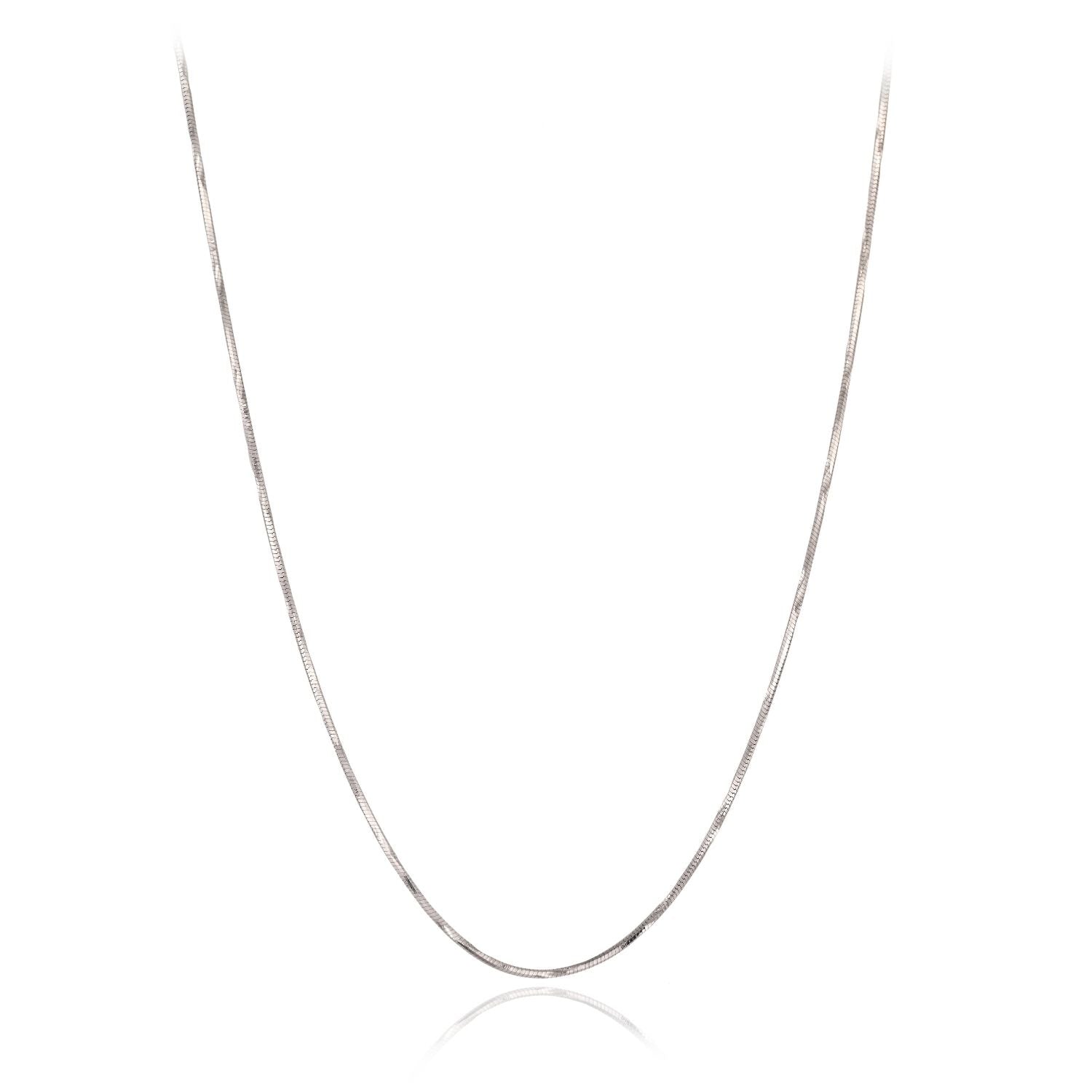 Silver Serpentine Flow Chain