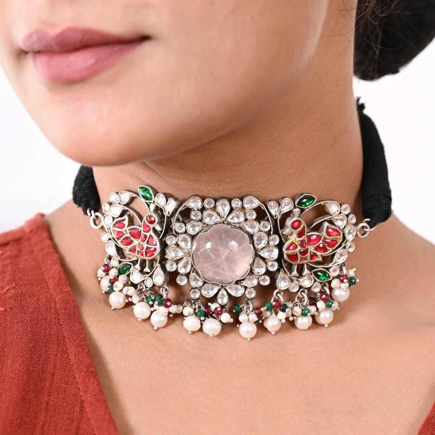 Traditional Kundan choker necklace