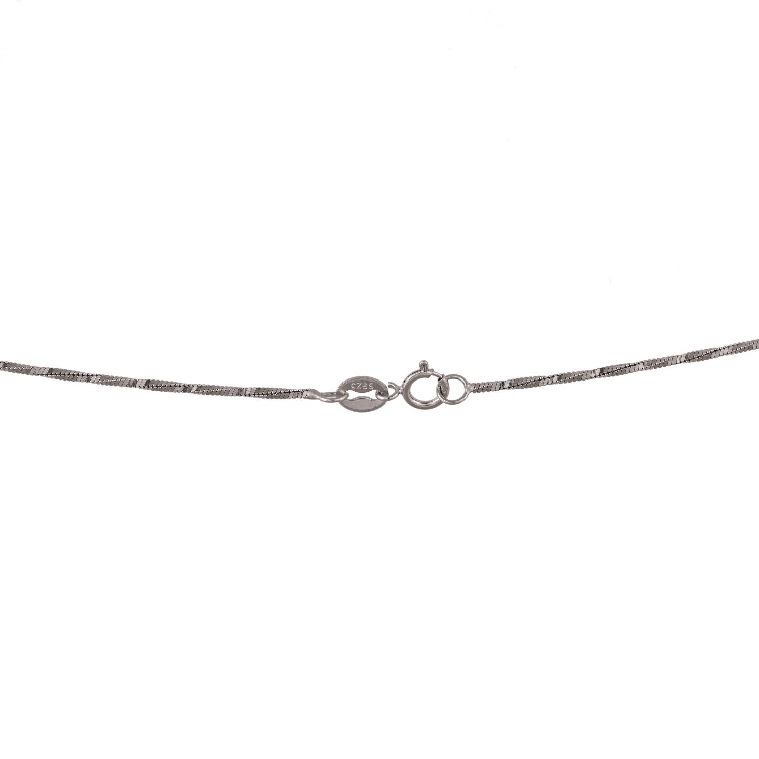 Elegant Teardrop Silver Necklace Set