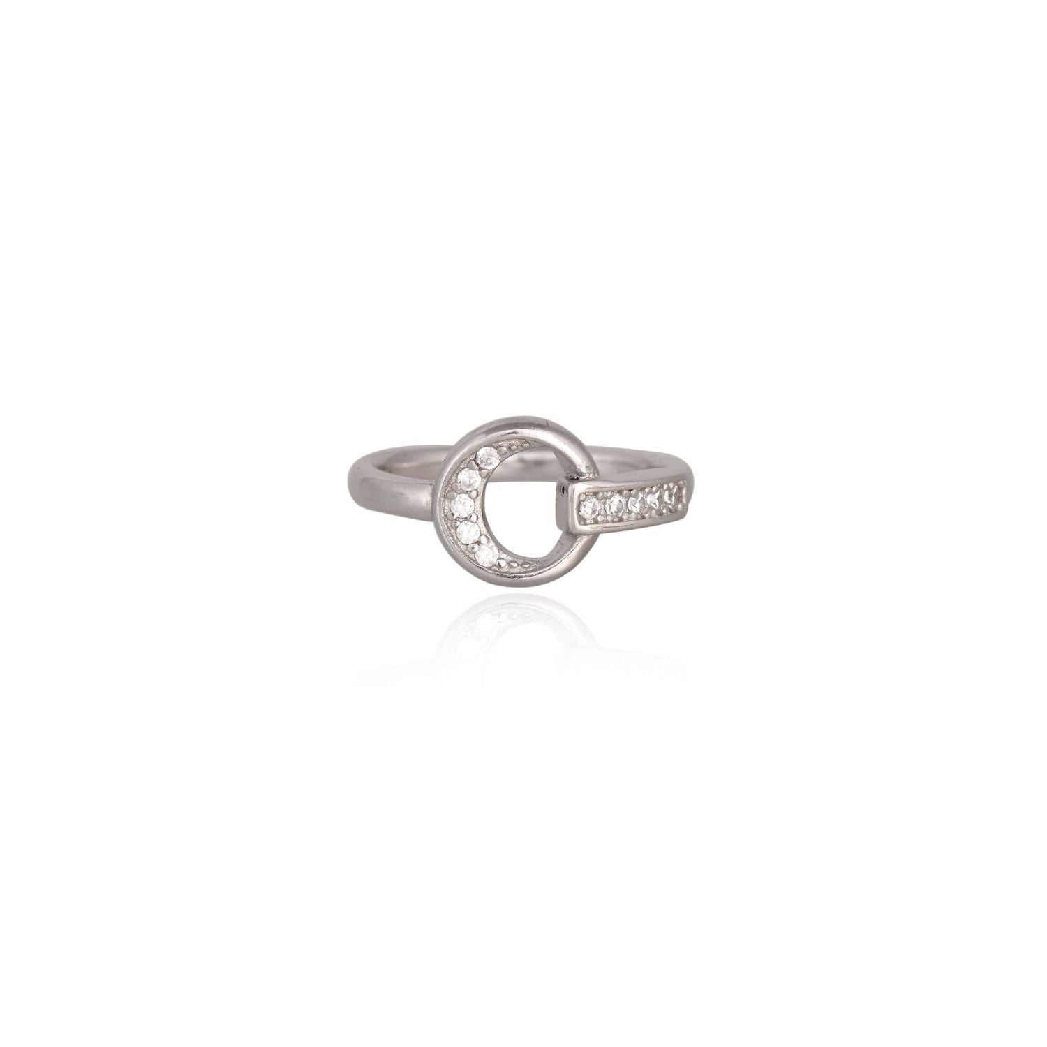 Circle-loop minimalist ring