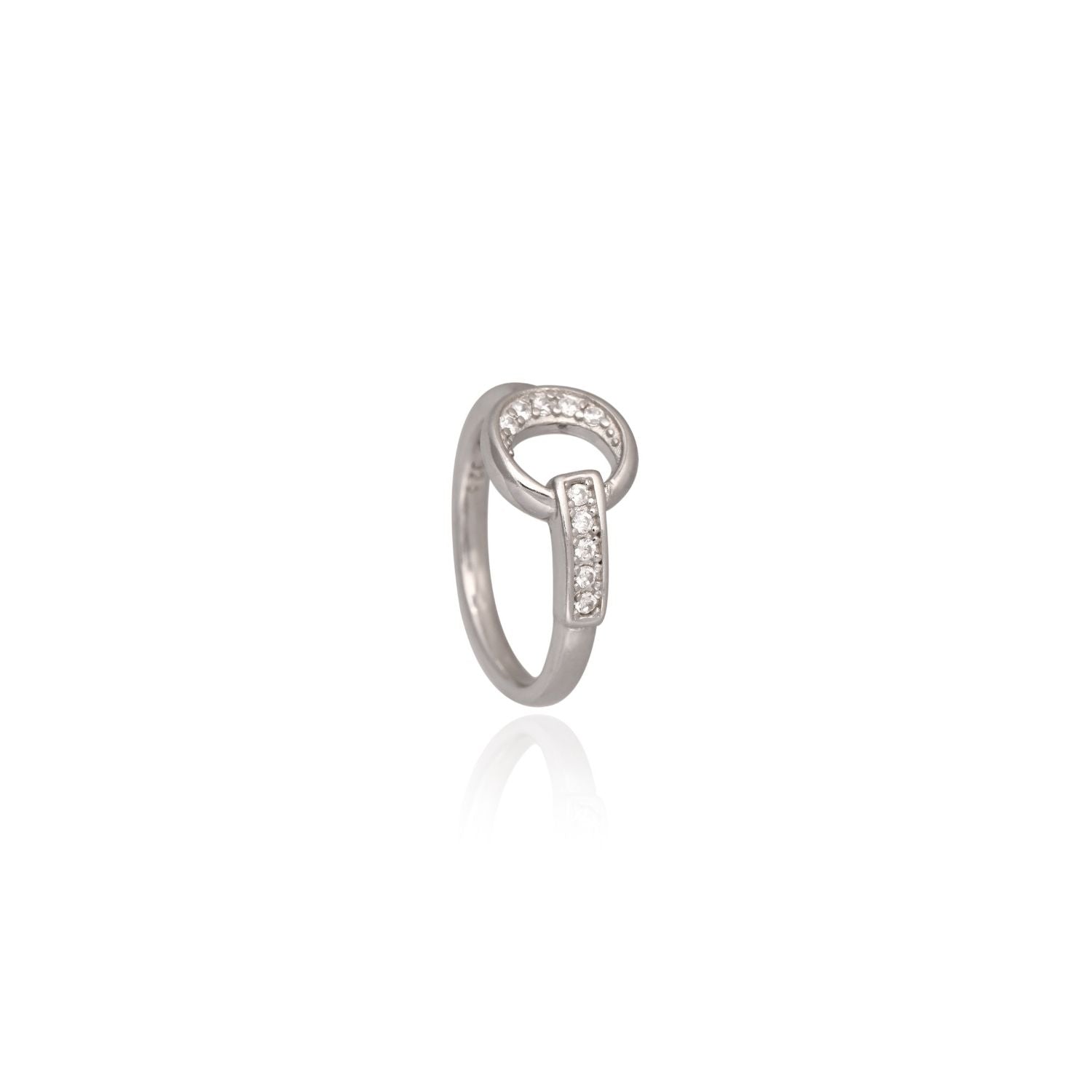 Circle-loop minimalist ring