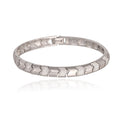 Chrome Grid Flex Bracelet