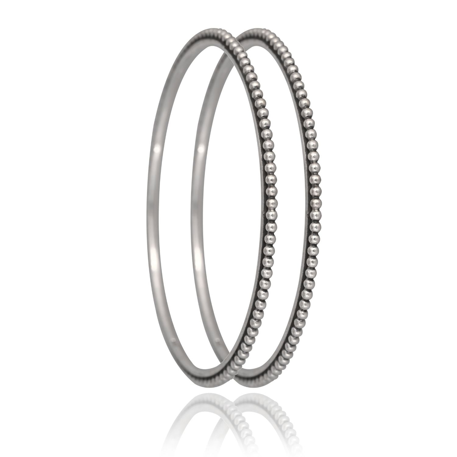 Frostline Etched Bangle