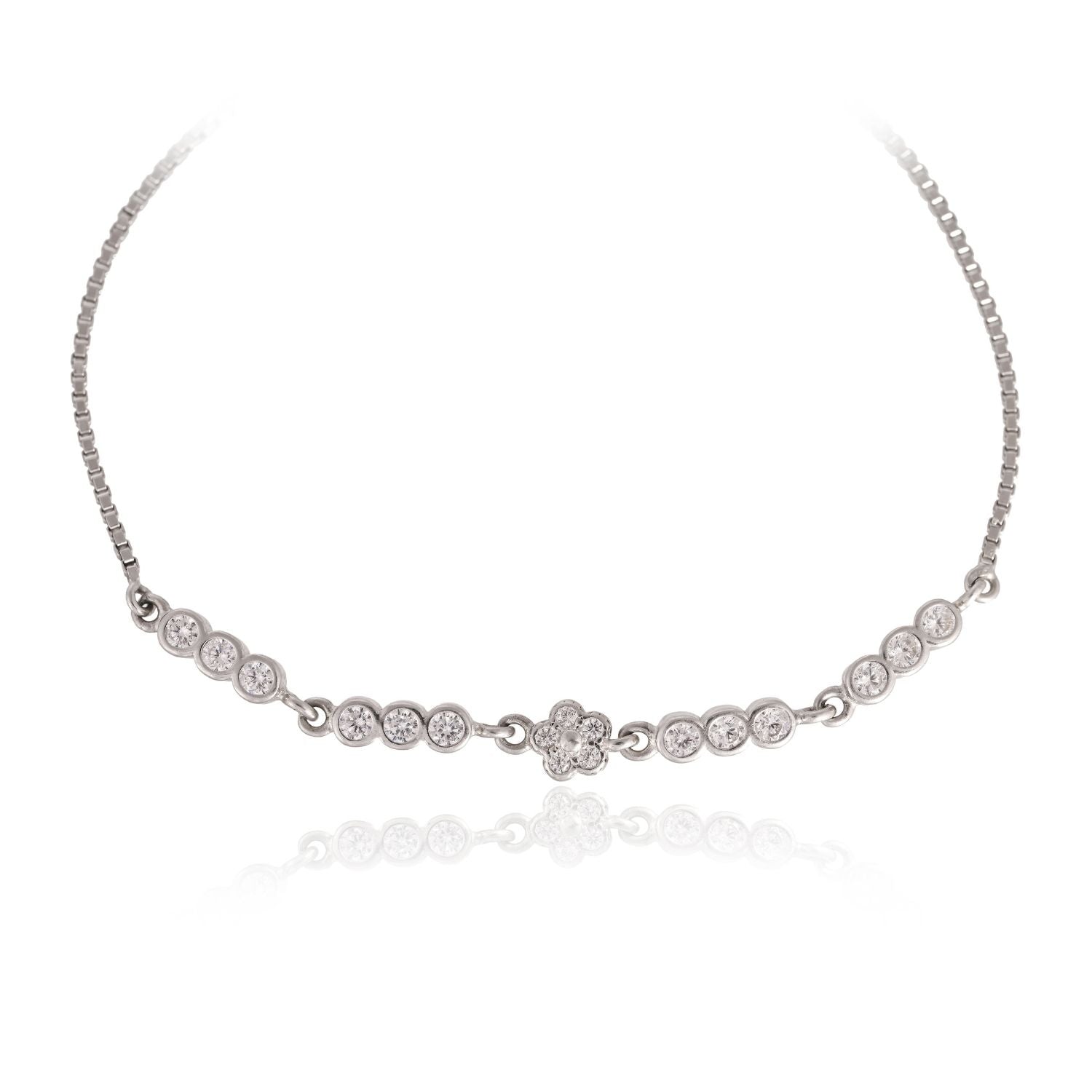 Radiant Cluster Slider Bracelet