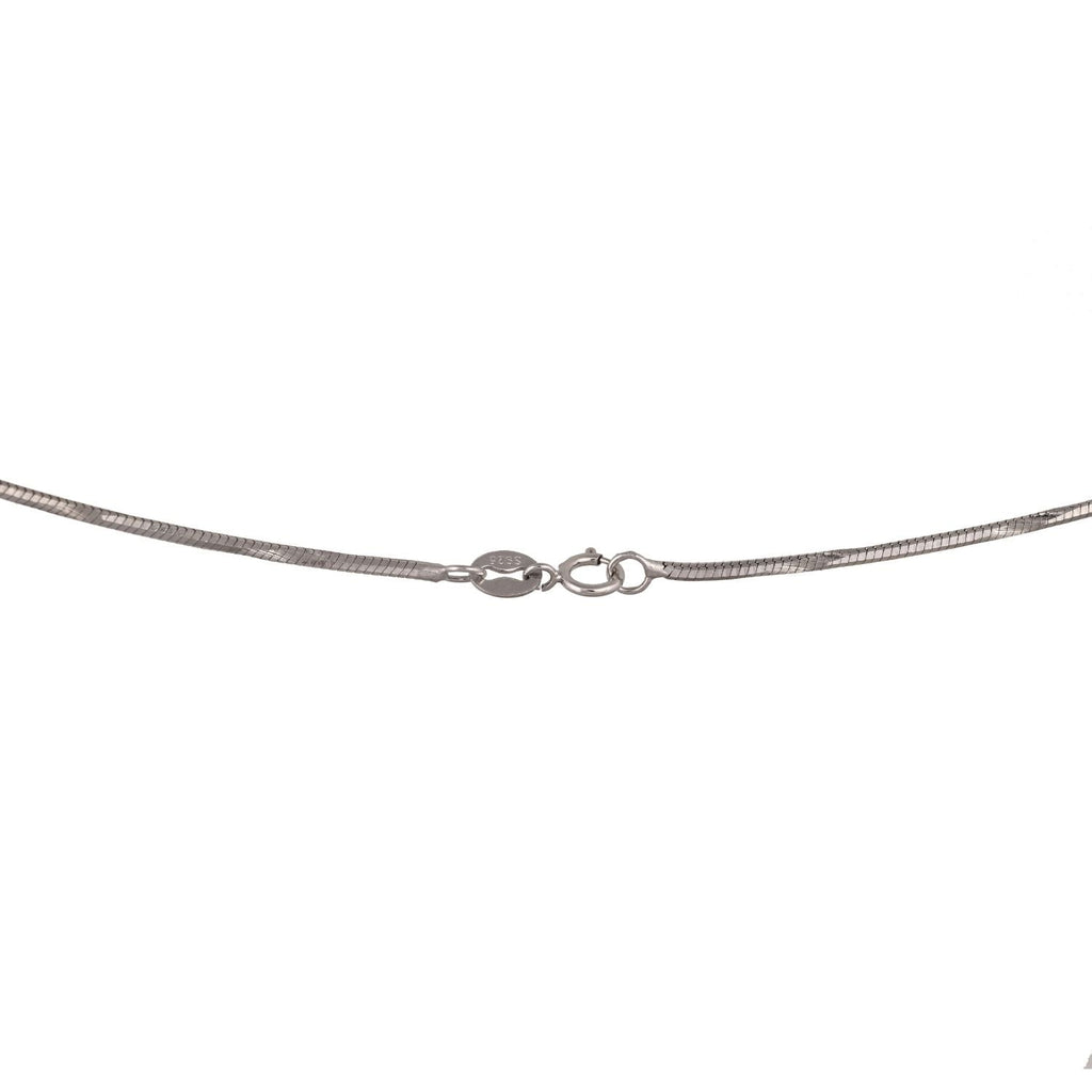 Silver Serpentine Flow Chain