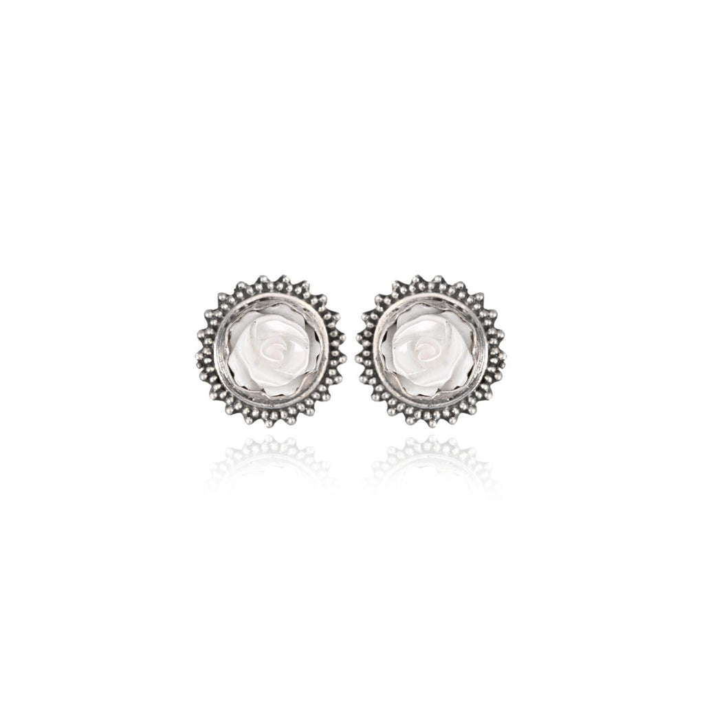 Eternal Bloom Silver Studs