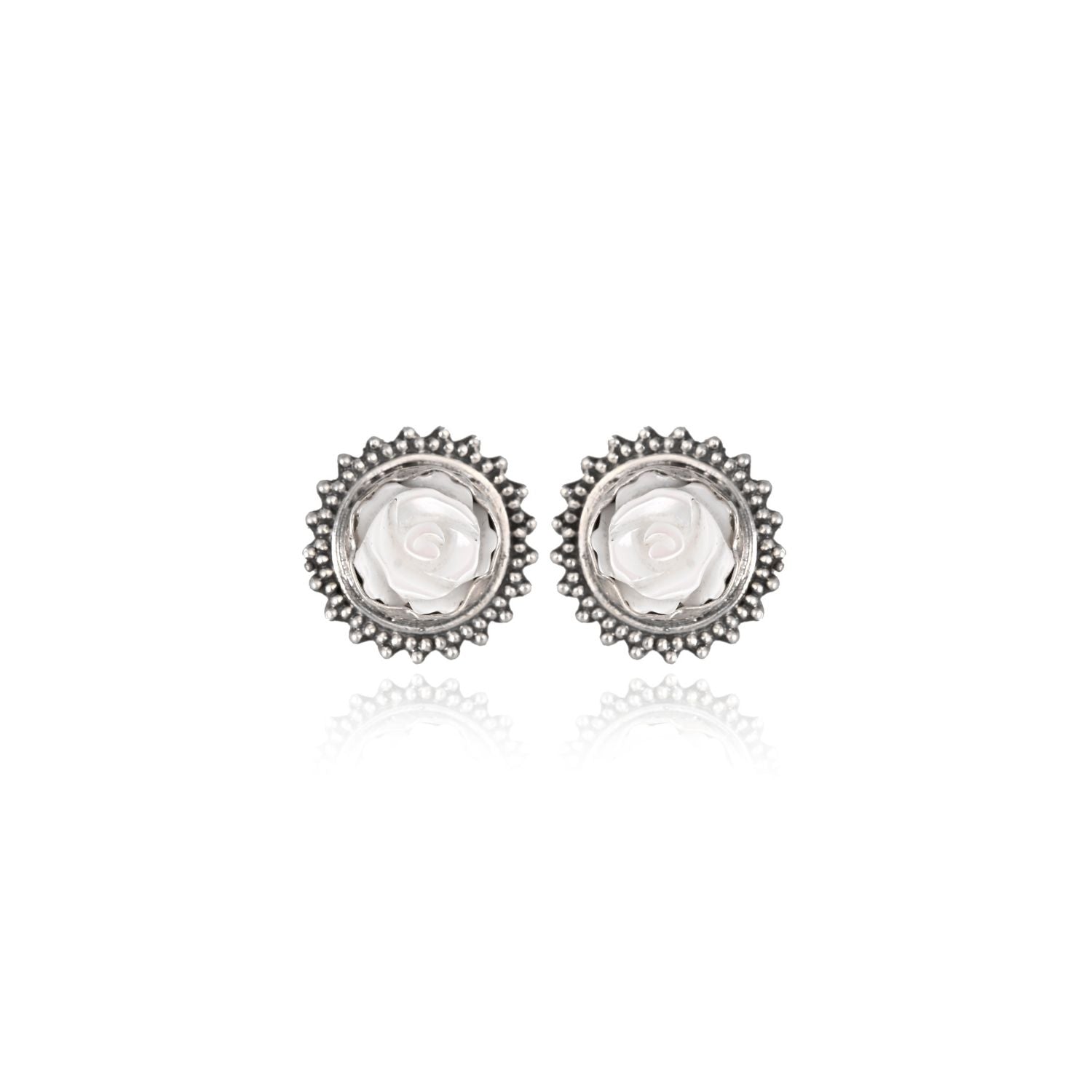 Eternal Bloom Silver Studs