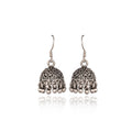 Classic Silver Filigree Jhumkas