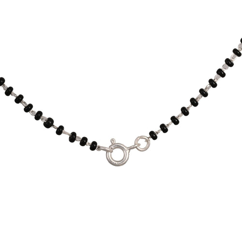 Contemporary curved Mangalsutra pendant