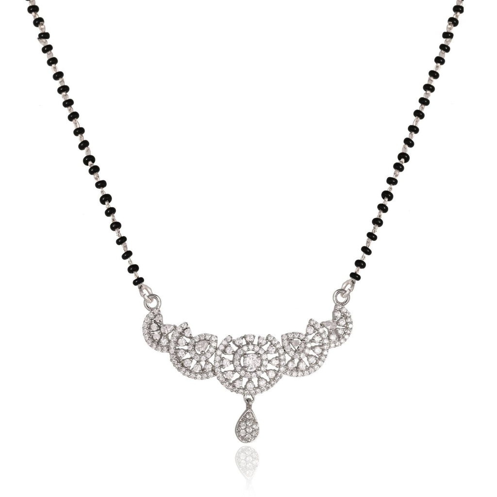 Regal Floral Mangalsutra Pendant