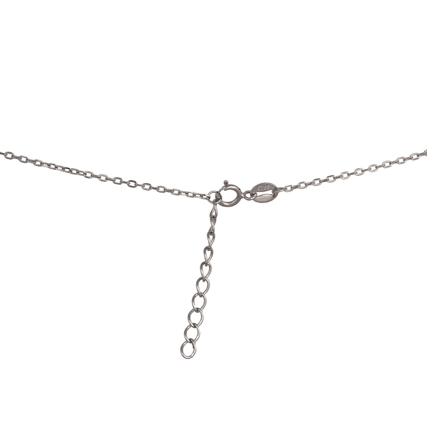 Curved-bar pendant necklace with an angel-wing charm