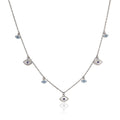 Evil-eye charm necklace