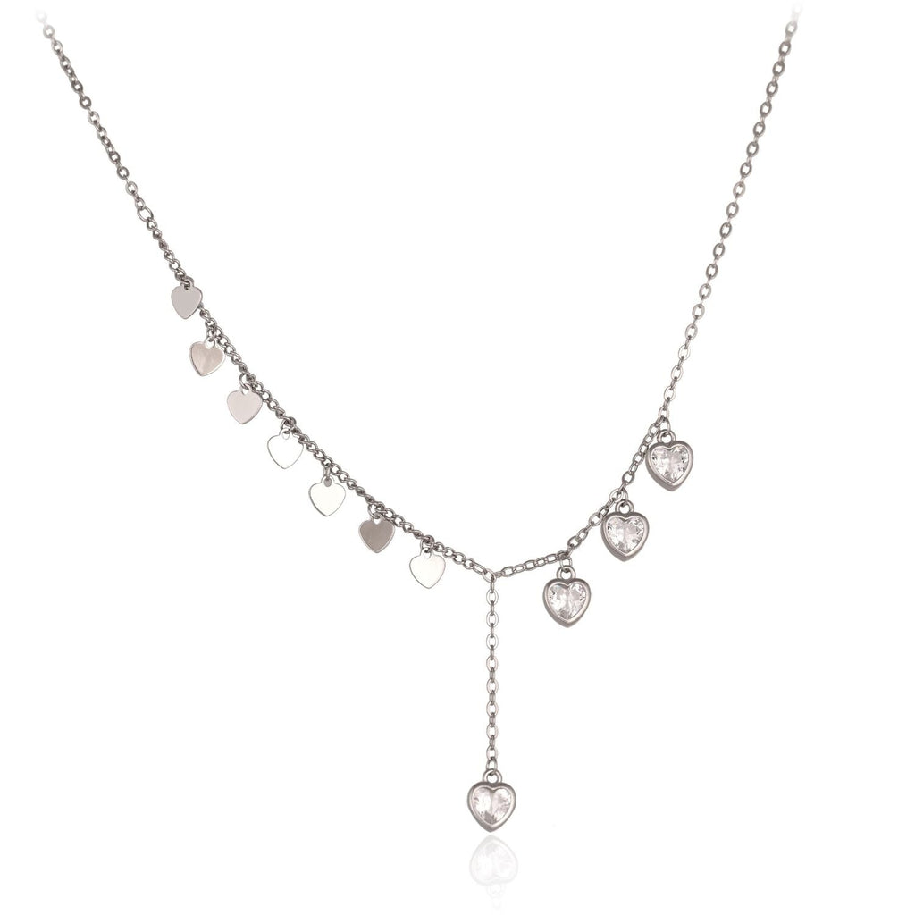 Heart-charm pendant necklace
