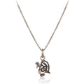 Peacock pendant necklace