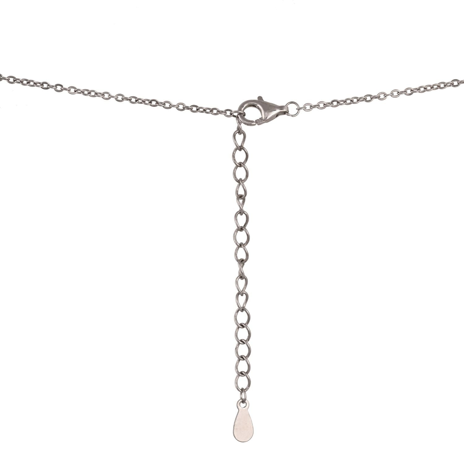 Barbell-inspired pendant necklace