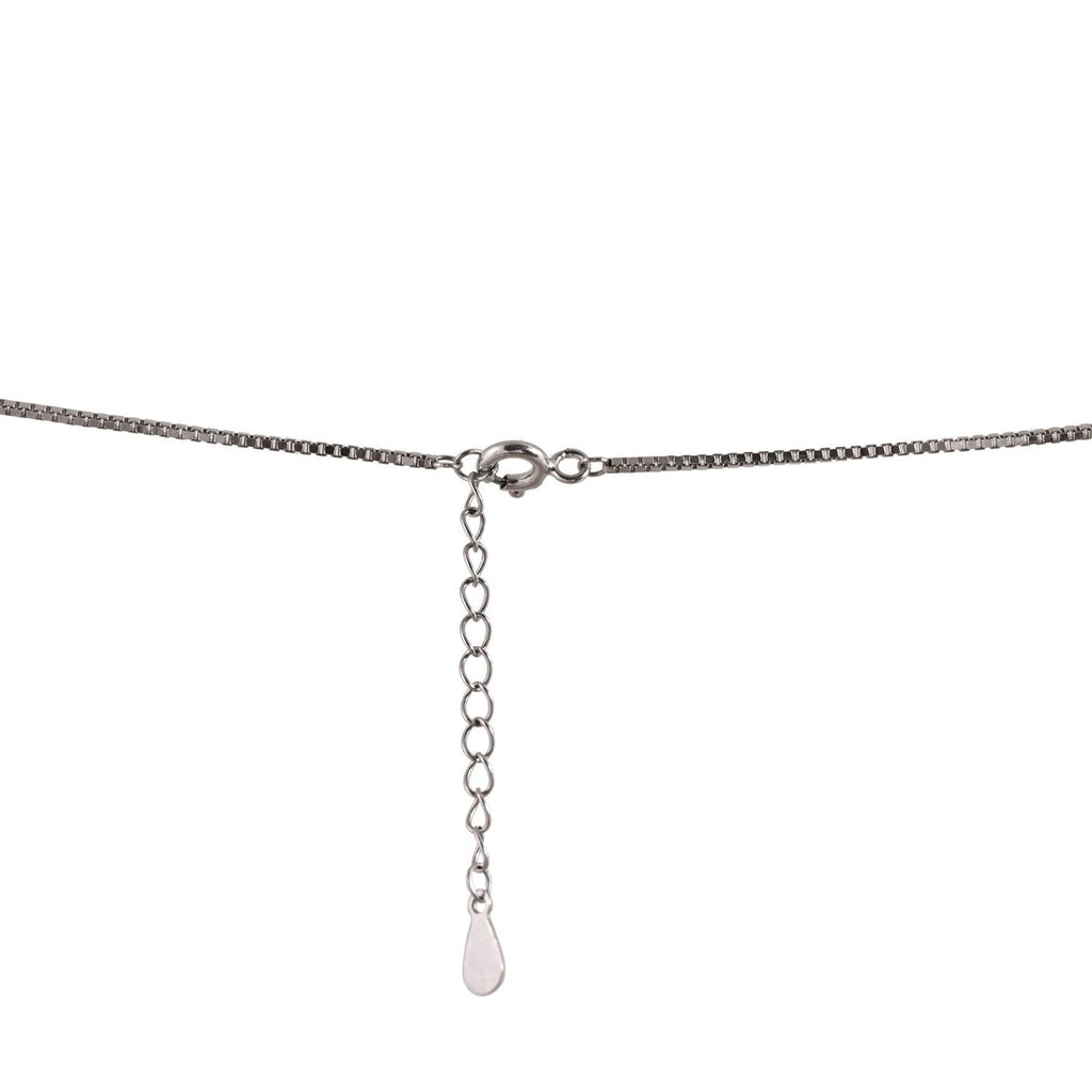 Crystal fringe necklace set