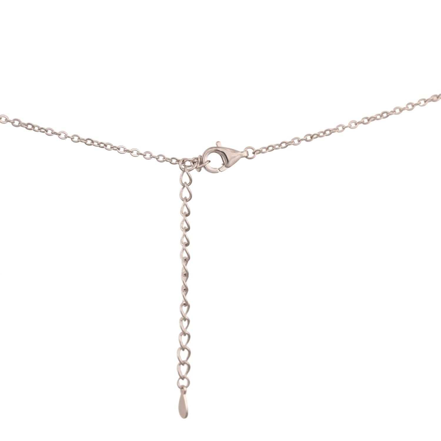 Star-and-crystal charm necklace and earring set