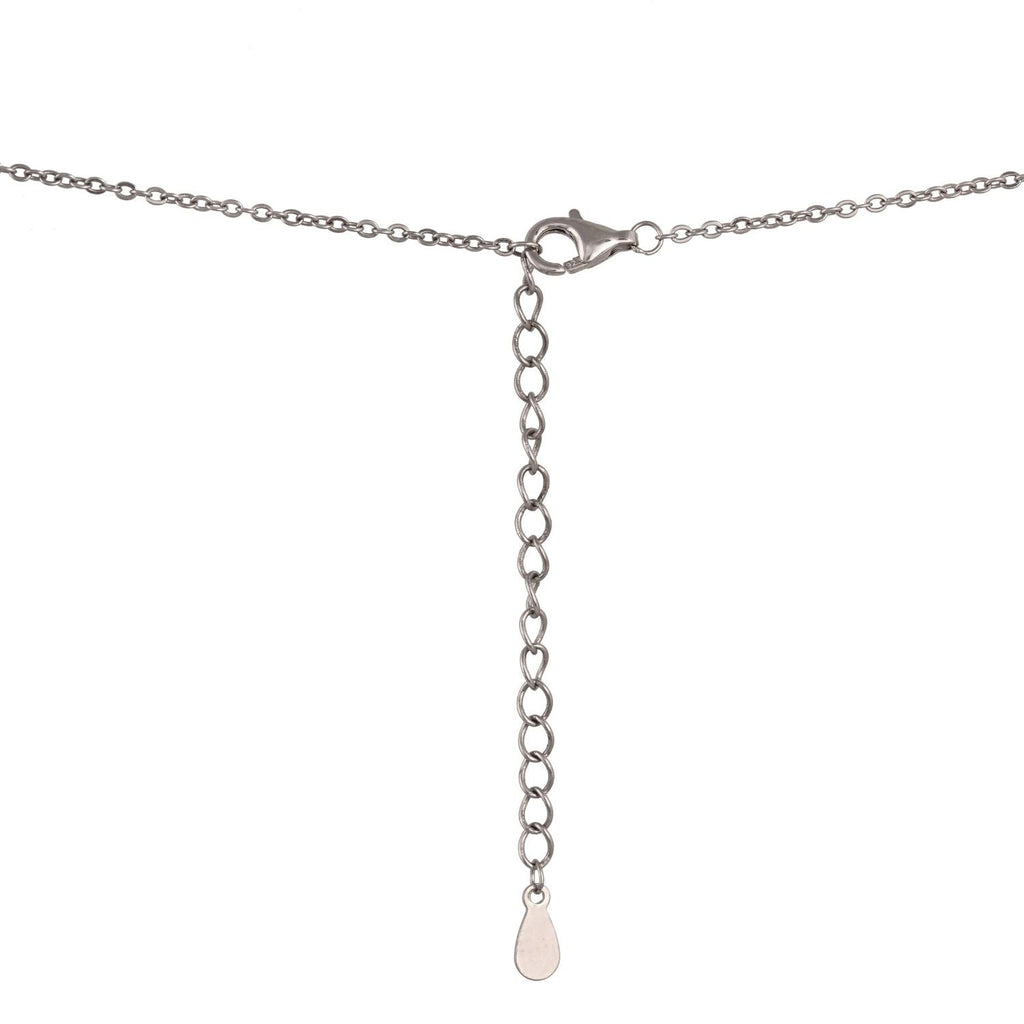 Minimalist Silver with Geometric Charm