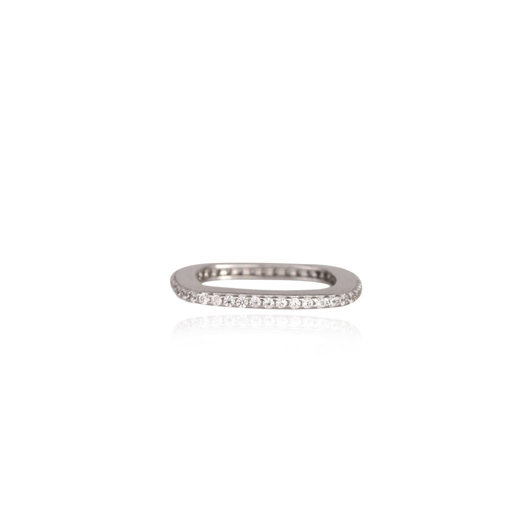 Classic pavé eternity band