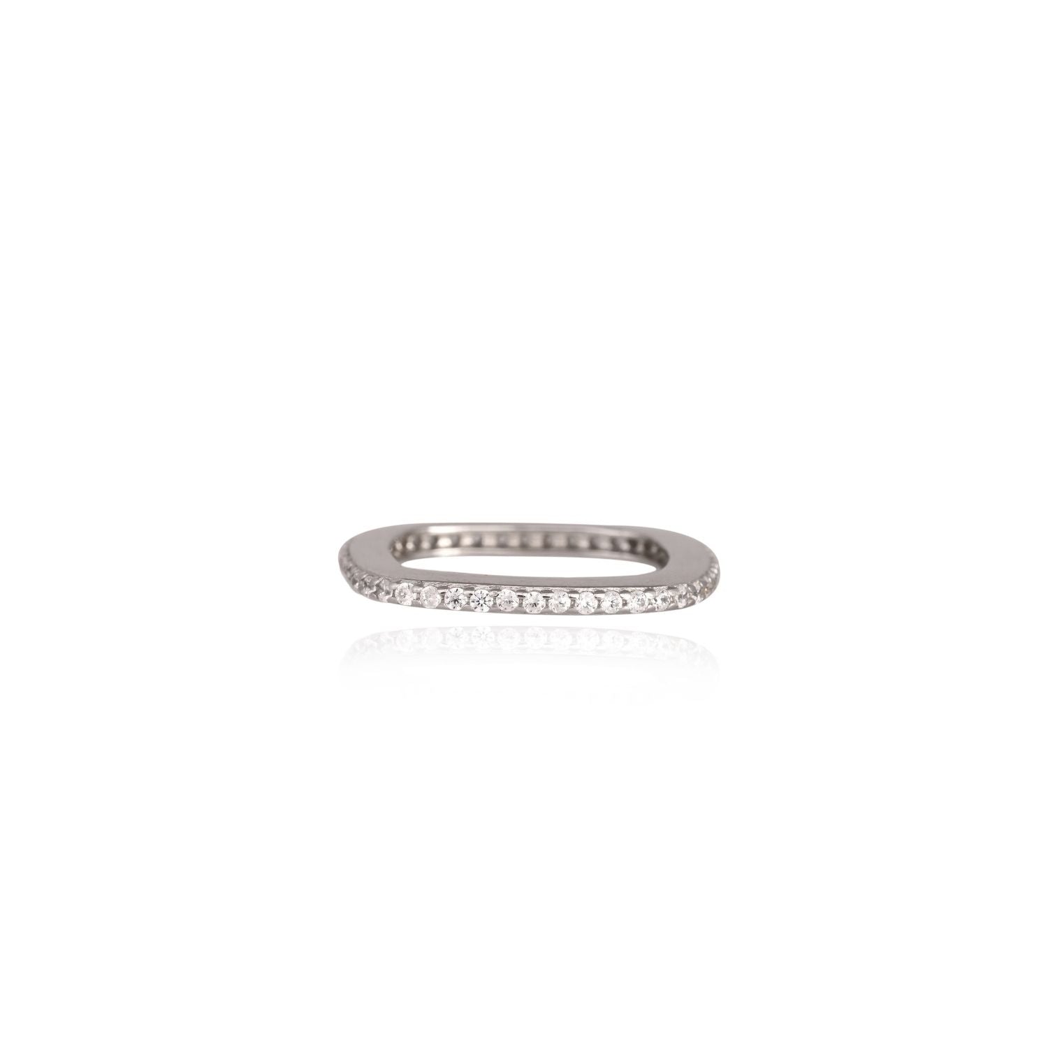 Classic pavé eternity band
