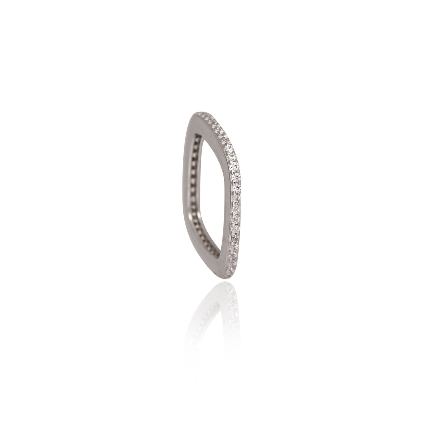 Classic pavé eternity band