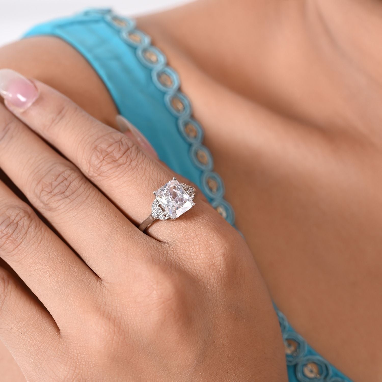 Regal art-deco style ring