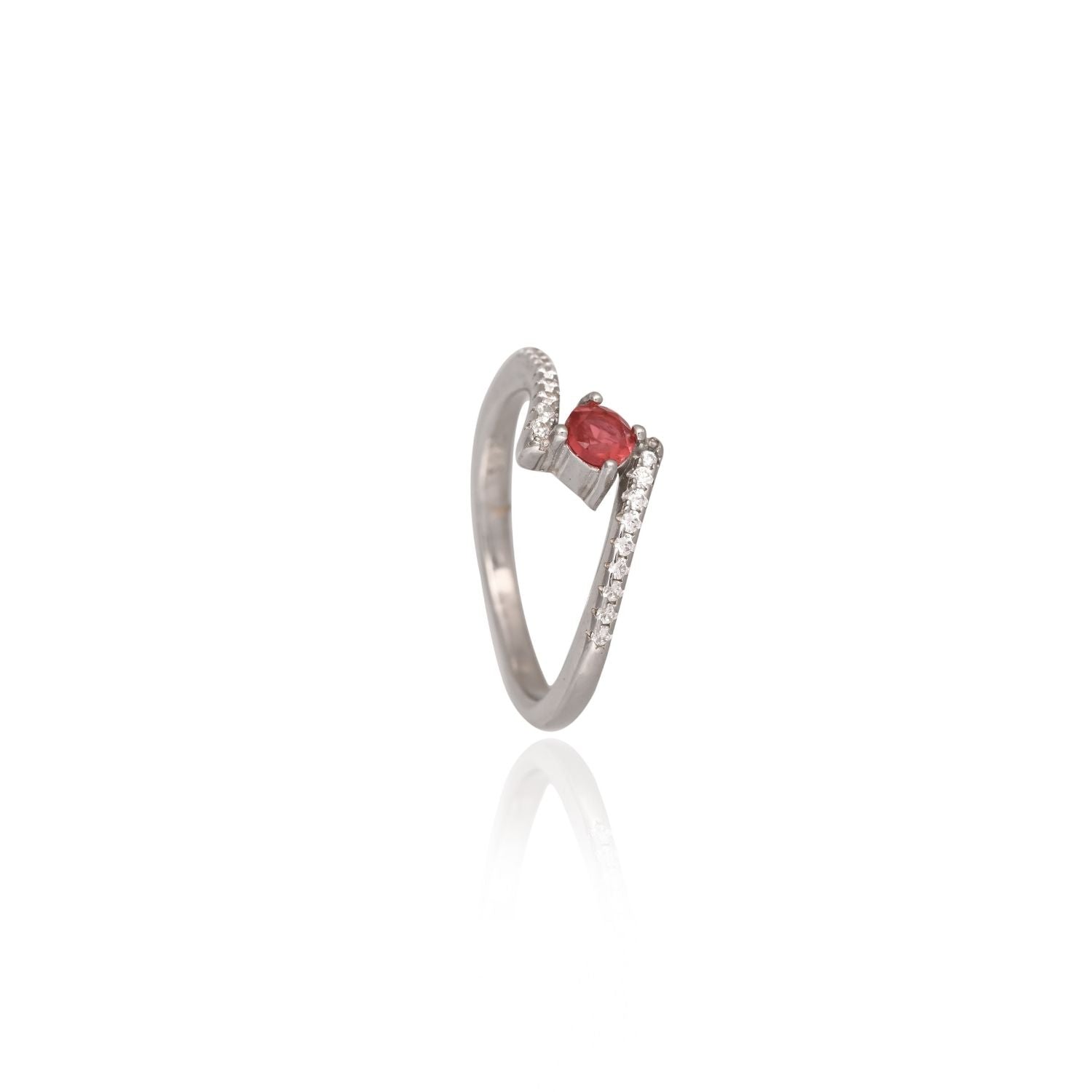 Modern bypass ruby-style ring
