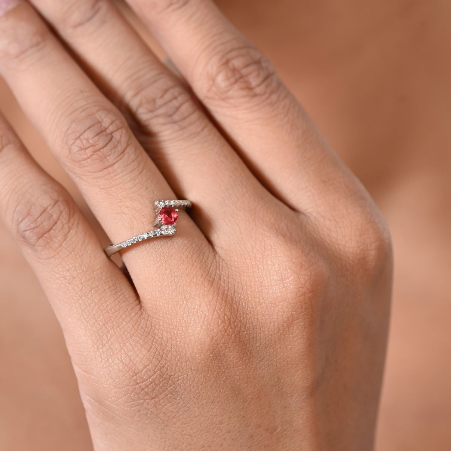 Modern bypass ruby-style ring