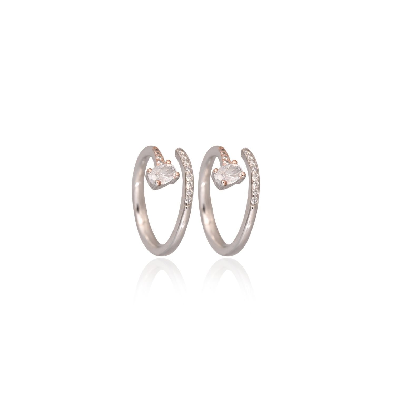 Solitaire open-band toe ring