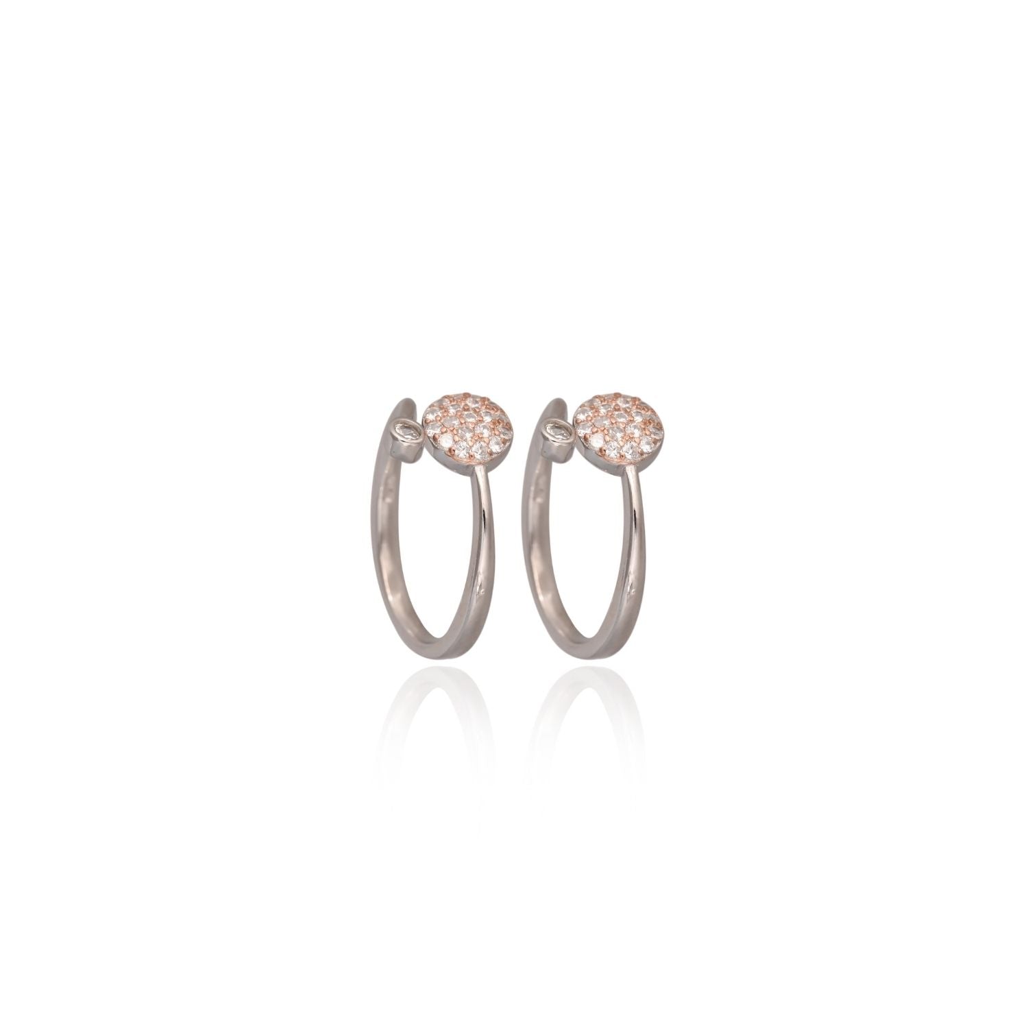 Dual-stone open toe ring